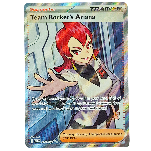 POKÉMON TCG - Team Rocket's Ariana Ultra Rare - 224/182