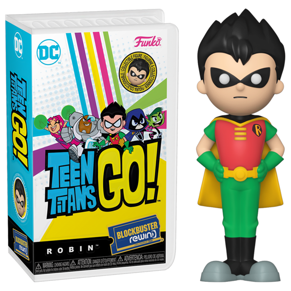 Teen Titans Go! - Robin Blockbuster Rewind Vinyl Figure