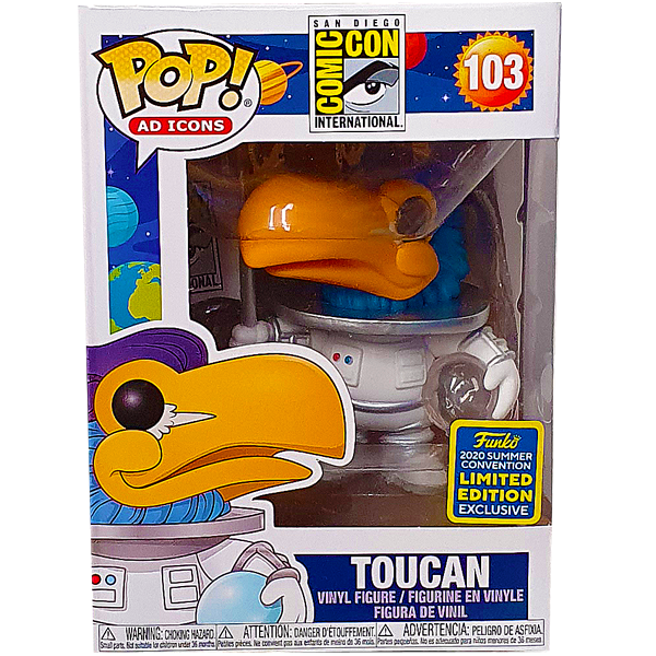 Ad Icons San Diego Comic Con - Toucan (Astronaut) (White) SDCC 2020 Exclusive Pop! Vinyl Figure