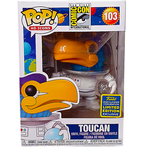 Ad Icons San Diego Comic Con - Toucan (Astronaut) (White) SDCC 2020 Exclusive Pop! Vinyl Figure