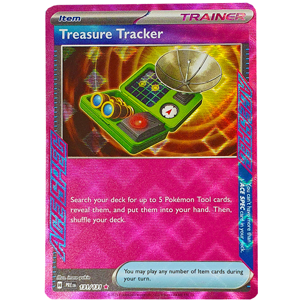 card tracker pokemon POKÉMON TCG - Treasure Tracker Ace Rare