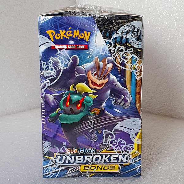 POKMON TCG - Sun & Moon Unbroken Bonds - Sealed Booster Box in Acryli Hero Stash POKMON TCG - Sun & Moon Unbroken Bonds - Sealed Booster Box in Acryli Hero Stash