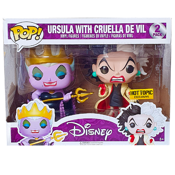 Disney - Ursula with Cruella De Vil Hot Topic Exclusive Pop! Vinyl Figure 2-Pack