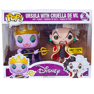 Disney - Ursula with Cruella De Vil Hot Topic Exclusive Pop! Vinyl Figure 2-Pack