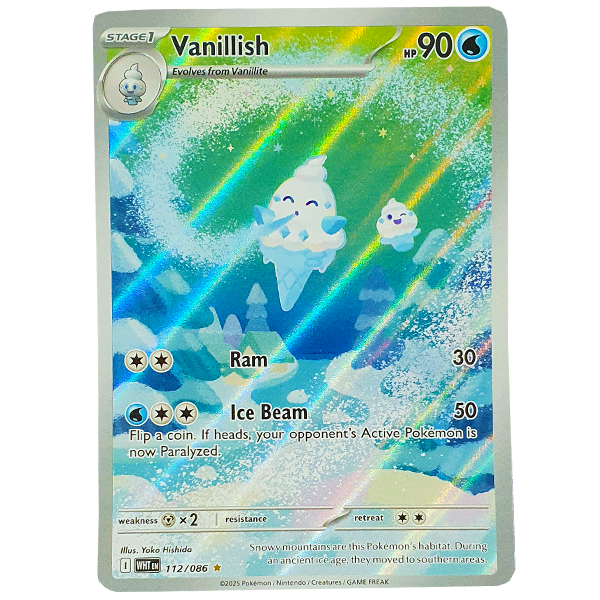POKÉMON TCG - Vanillish Illustration Rare - 112/086