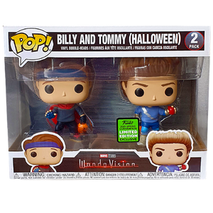 WandaVision - Billy and Tommy (Halloween) ECCC 2021 Exclusive Pop! Vinyl Figure 2-Pack