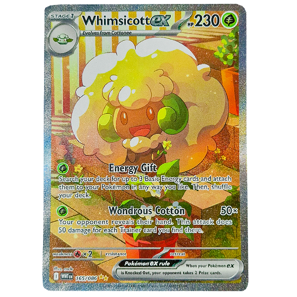 POKÉMON TCG - Whimsicott ex Special Illustration Rare - 165/086