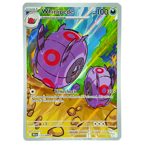POKÉMON TCG - Whirlipede Illustration Rare - 133/086