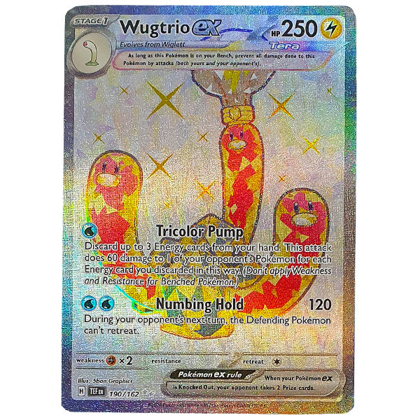 POKÉMON TCG - Wugtrio ex Full Art Secret Rare - 190/162