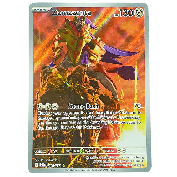 POKÉMON TCG - Zamazenta Illustration Rare - 201/182