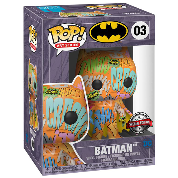 Orange batman funko shop pop