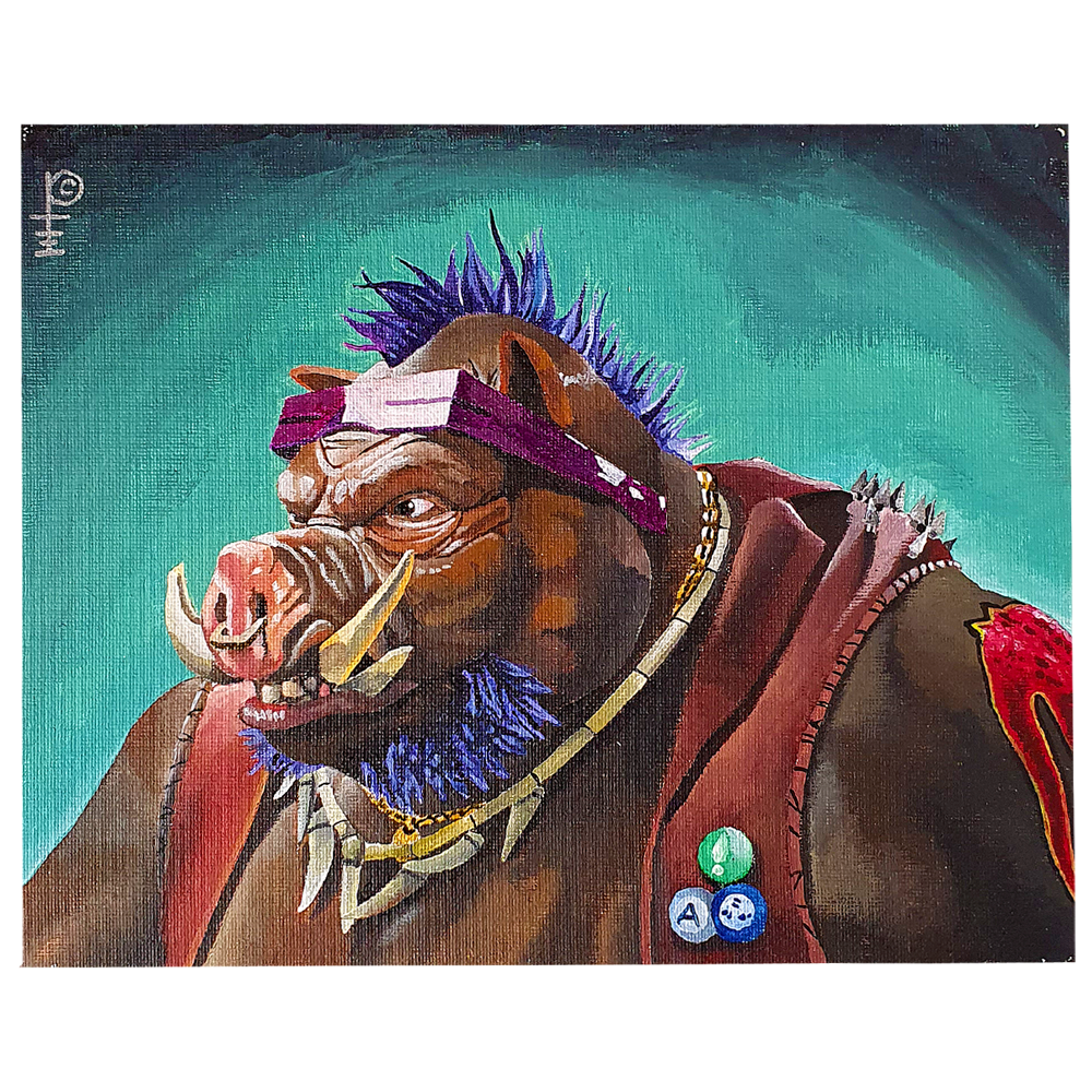 Artwork - Acyrlic Painting 10"x8" - 'Bebop'