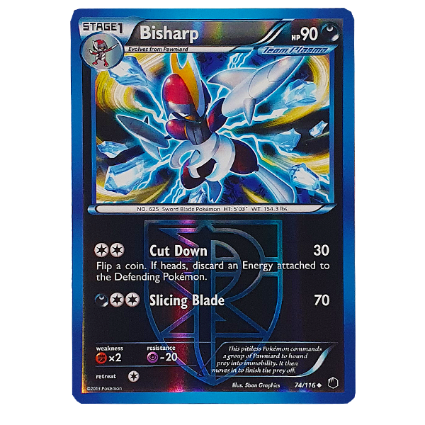 POKÉMON TCG - Bisharp Uncommon Reverse Holo - 74/116