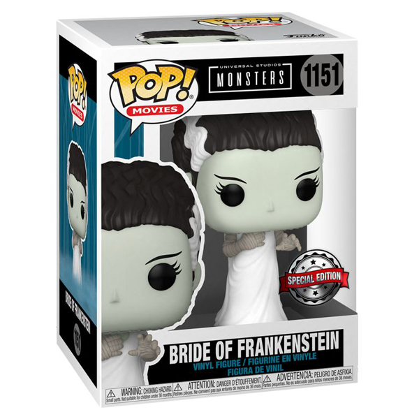 Universal Monsters Bride of Frankenstein US Exclusive Pop! Vinyl Fig –  Hero Stash