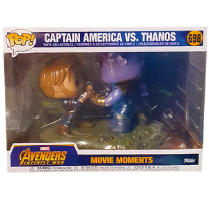 Avengers Infinity War - Captain America Vs Thanos Exclusive Movie Moments Pop! Vinyl Figure