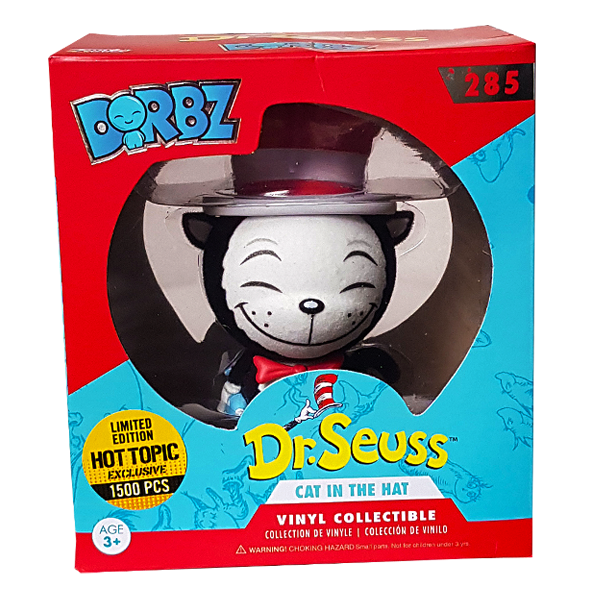 Dr. Seuss - Cat in the Hat (Umbrella) Flocked Hot Topic Exclusive Dorbz