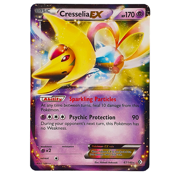 POKMON TCG - Cresselia EX Ultra Rare - 67/149 Hero Stash POKMON TCG - Cresselia EX Ultra Rare - 67/149 Hero Stash