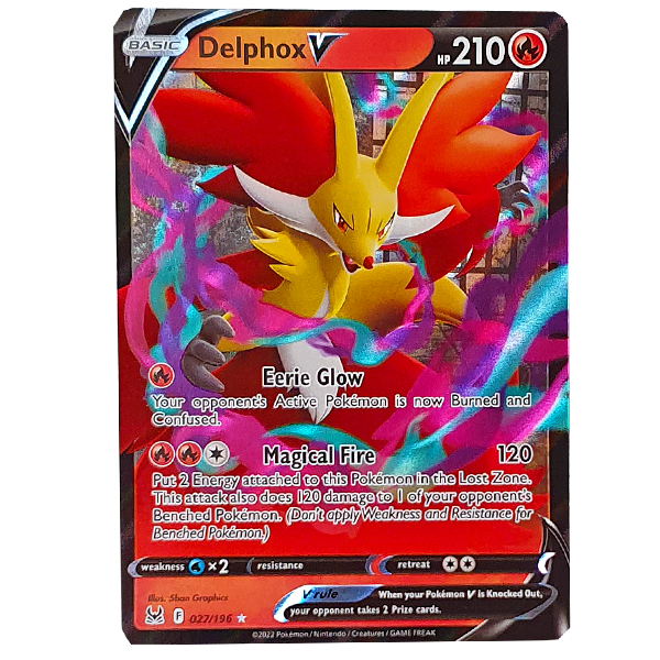 POKÉMON TCG - Delphox V Ultra Rare - 027/196