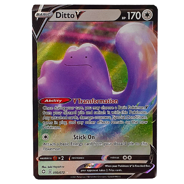 POKÉMON TCG - Ditto V Ultra Rare - 050/072 – Hero Stash