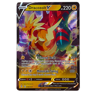 POKÉMON TCG - Dracozolt V Ultra Rare - 058/203