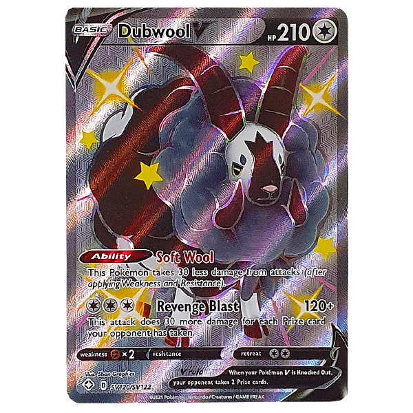 dubwool v pokemon card value is an Amazing Comeback in the TCG! (Sword & Shield TCG) Shield Promo Cards Singles Dubwool V Pokemon Cards Price