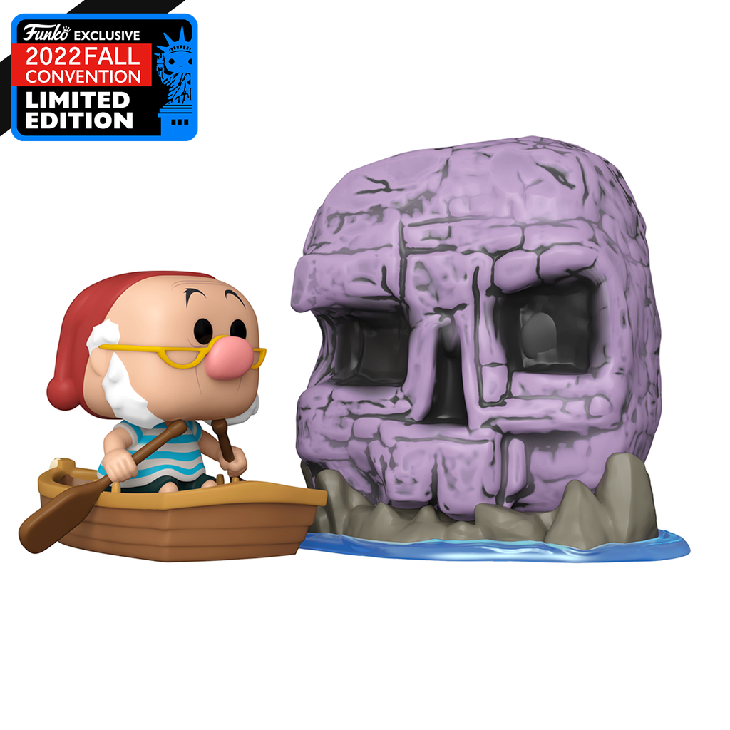 Disney Classics - Smee with Skull Rock NYCC 2022 Exclusive Pop! Town Vinyl Figure