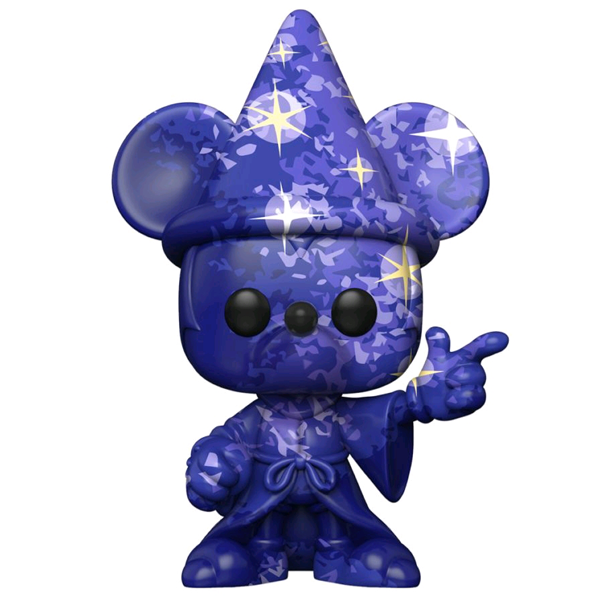 Fantasia 80th Anniversary - Sorcerer Mickey (Blue) Art Series Pop! Vinyl Figure with Pop! Stacks