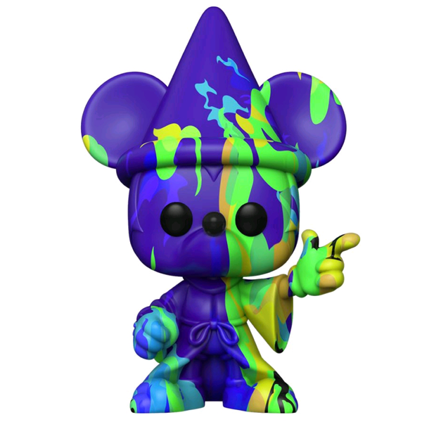 Fantasia 80th Anniversary - Sorcerer Mickey (Purple & Green) Art Series Pop! Vinyl Figure with Pop! Stacks