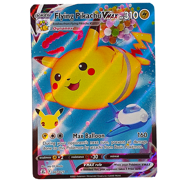 POKÉMON TCG - Flying Pikachu VMax Ultra Rare - 7/25 – Hero Stash