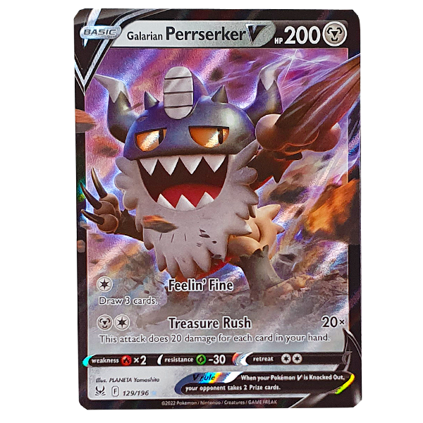 POKÉMON TCG - Galarian Perrserker V Ultra Rare - 129/196