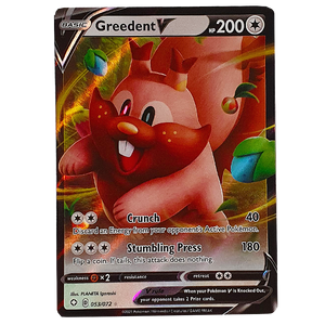 POKÉMON TCG - Greedent V Ultra Rare - 053/072
