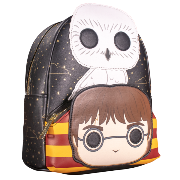 Harry Potter - Harry & Hedwig Pop! Cosplay 10” Faux Leather Mini Backpack