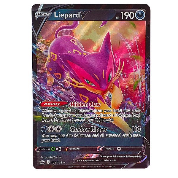 POKÉMON TCG - Liepard V Ultra Rare - 104/198