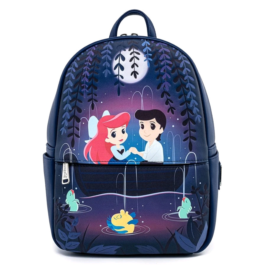 The Little Mermaid (1989) - Gondola Scene 11” Faux Leather Mini Backpack