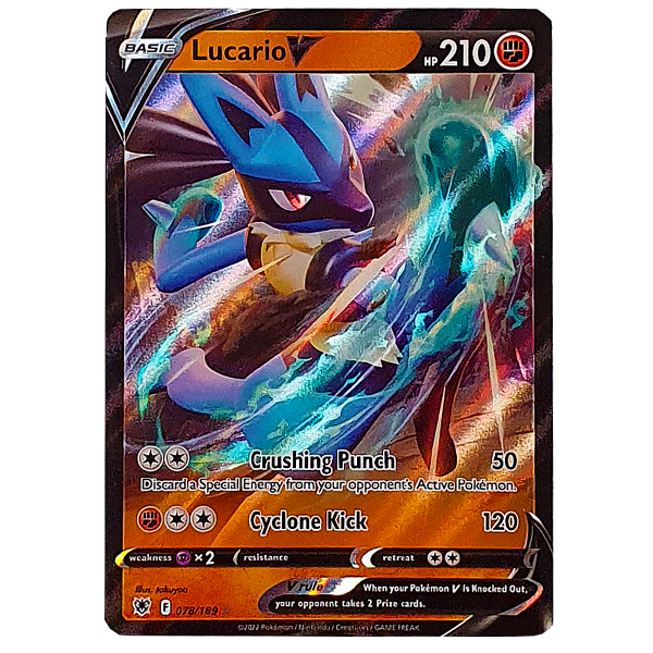 POKÉMON TCG - Lucario V Ultra Rare - 078/189