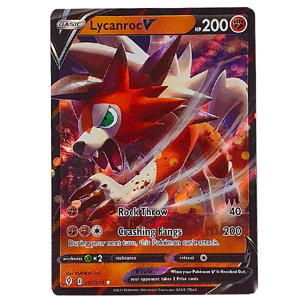 POKÉMON TCG - Lycanroc V Ultra Rare - 091/203