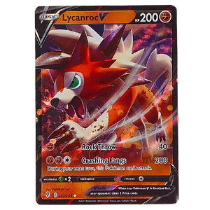 POKÉMON TCG - Lycanroc V Ultra Rare - 091/203