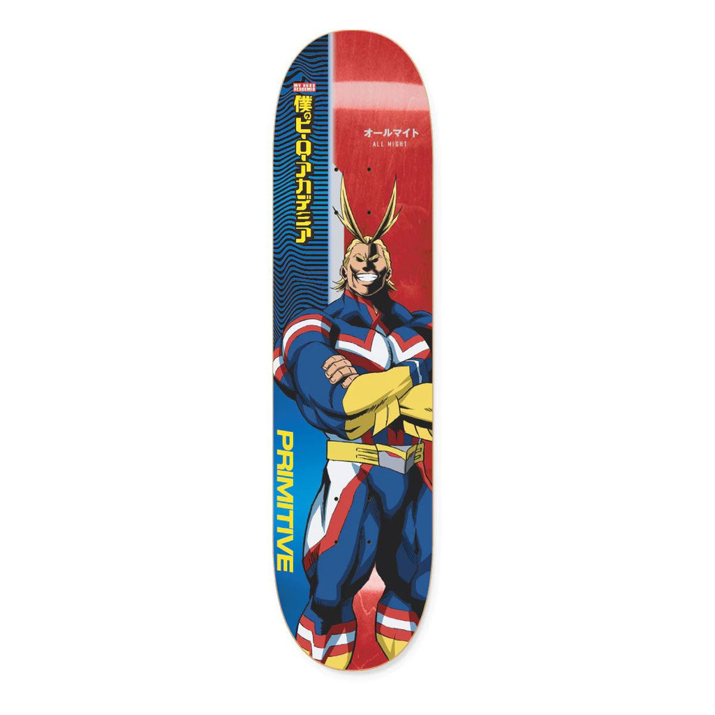 My Hero Academia - All Might 8.0” Primitive Skateboard Deck