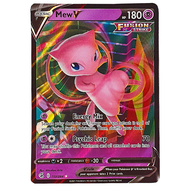 POKÉMON TCG - Mew V Ultra Rare - 113/264