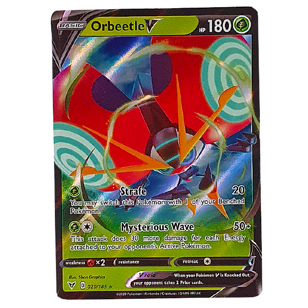 POKMON TCG - Orbeetle V Ultra Rare - 020/185 Hero Stash POKMON TCG - Orbeetle V Ultra Rare - 020/185 Hero Stash