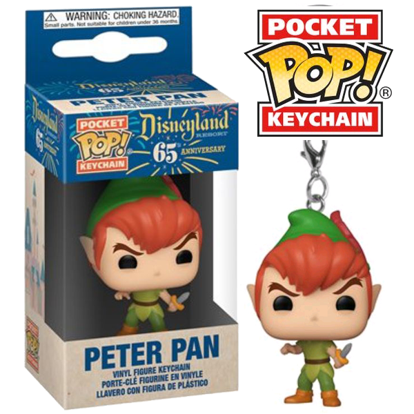 Disneyland 65th Anniversary - Peter Pan Pocket Pop! Keychain