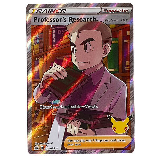 POKÉMON TCG - Professor's Research Full Art Ultra Rare - 24/25