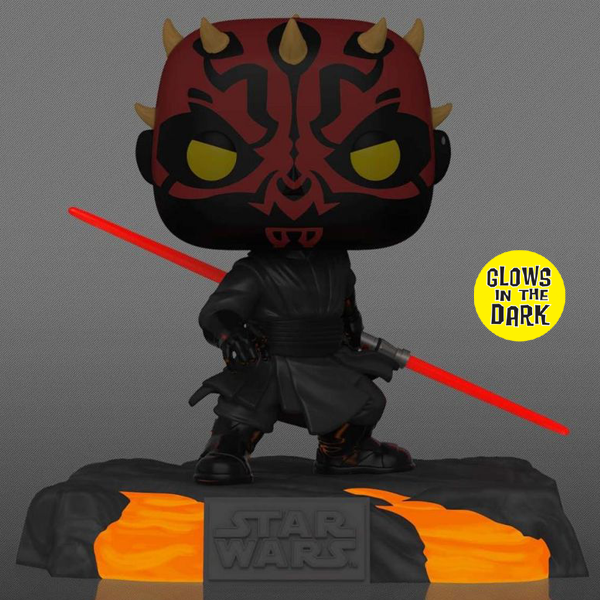 Star Wars: Red Saber Series Volume 1 - Darth Maul Glow US Exclusive Pop! Deluxe Vinyl Figure