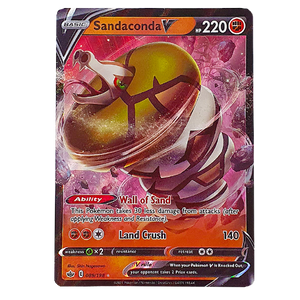POKÉMON TCG - Sandaconda V Ultra Rare - 089/198