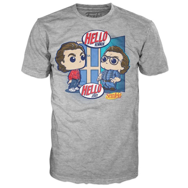 Seinfeld - Jerry & Newman Pop! Tees Unisex T-Shirt