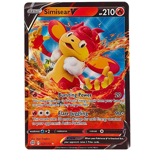 POKÉMON TCG - Simisear V Ultra Rare - 027/172