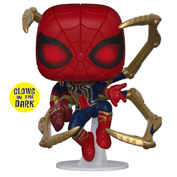 Avengers Endgame - Iron Spider with Nano Gauntlet Glow US Exclusive Pop! Vinyl Figure