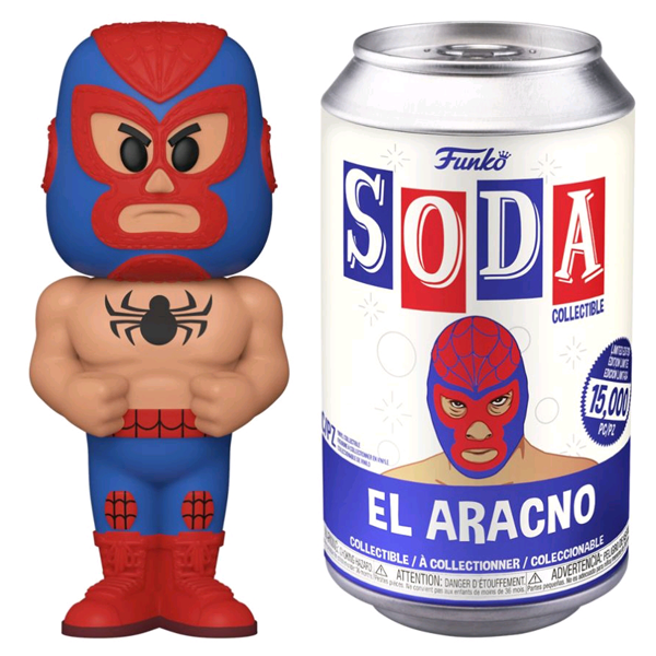 Lucha Libre - El Aracno Vinyl SODA Figure