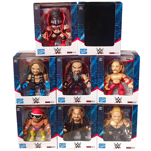 Box of wwe action figures deals