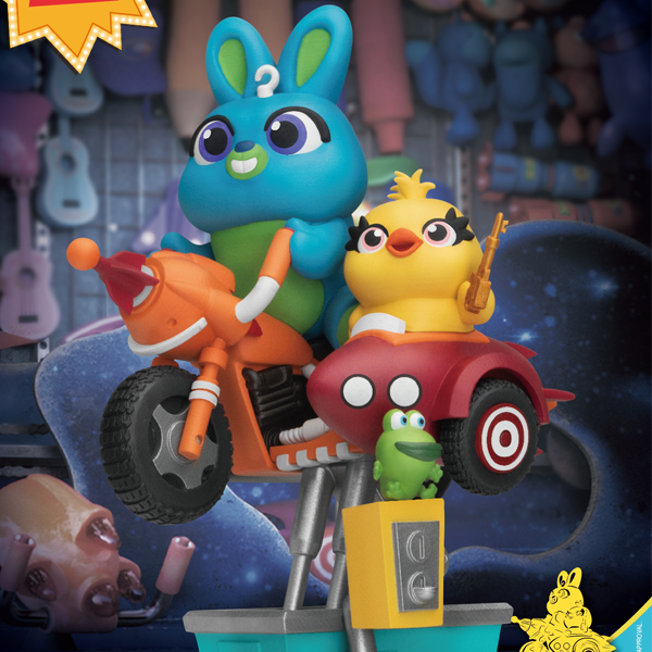 Toy Story - Bunny & Ducky Coin Ride D-Stage Diorama Statue